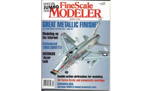 Revista Fine Scale Modeler 1996-03 Great Metallic Finishes